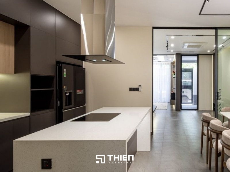 Khoảng cách kích thước tiêu chuẩn của tủ bếp trên và dưới