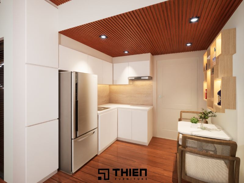 Mẫu tủ bếp chữ L nhỏ đẹp - 1 