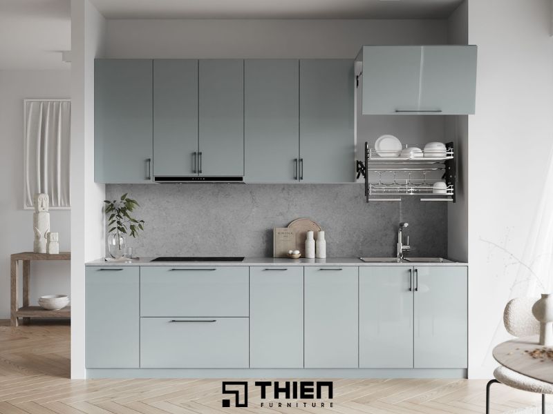 Cách phối màu tủ bếp - mẫu 6