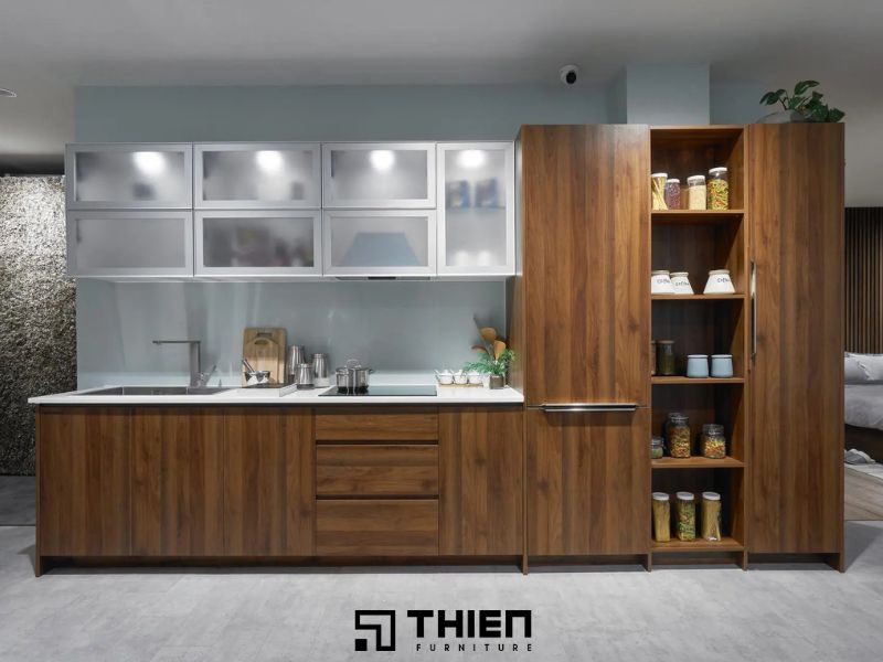 Cách phối màu tủ bếp đẹp - mẫu 7