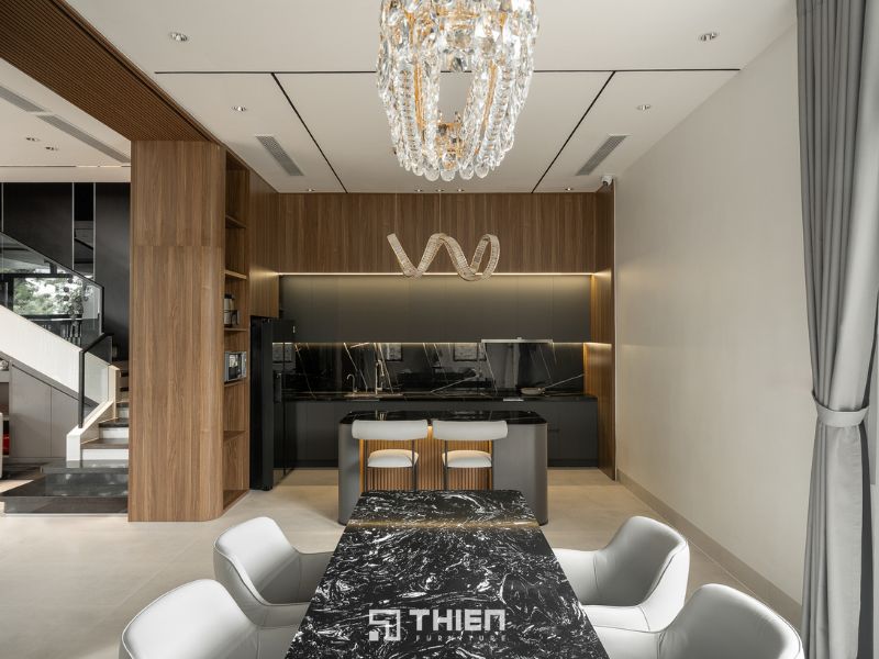 Phối màu tủ bếp đẹp - mẫu 14