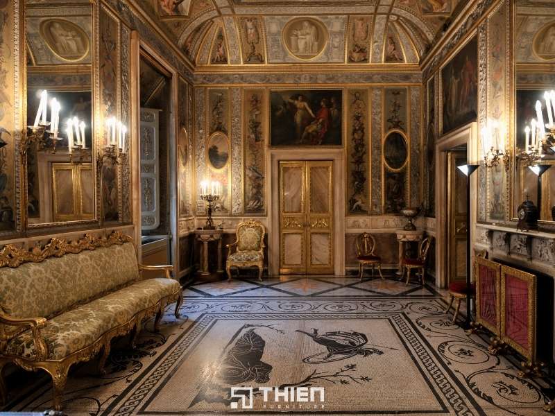 Phong cách cổ điển được kế thừa và phát triển một phần từ kiến trúc Baroque