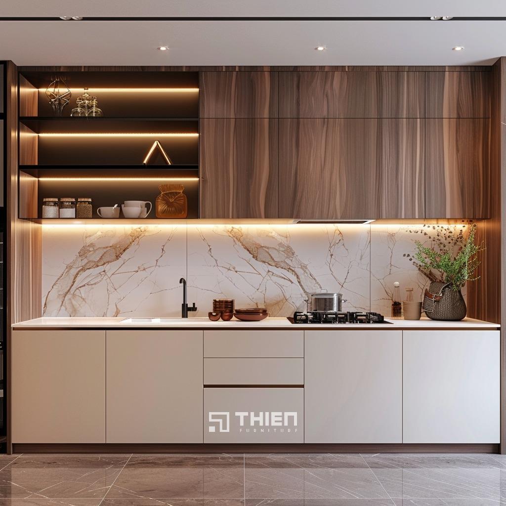 Mẹo thiết kế tủ bếp chữ I