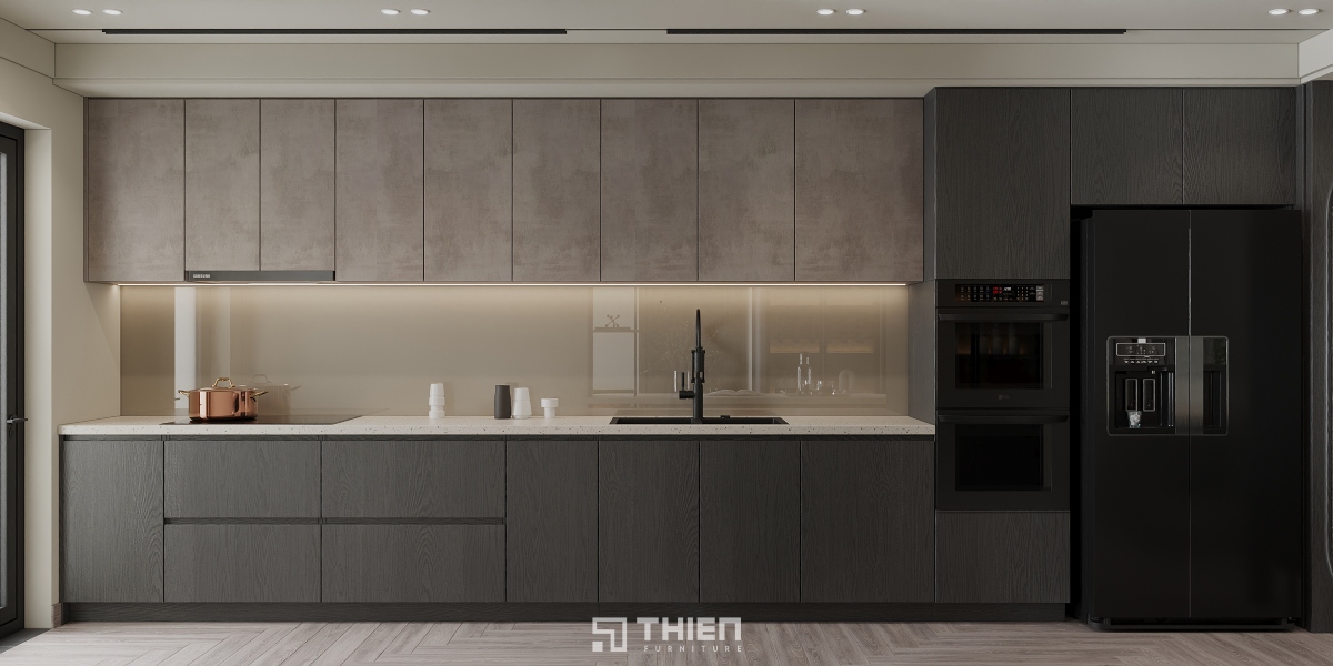 Nên chọn tủ bếp Melamine nếu ngân sách bạn vừa phải