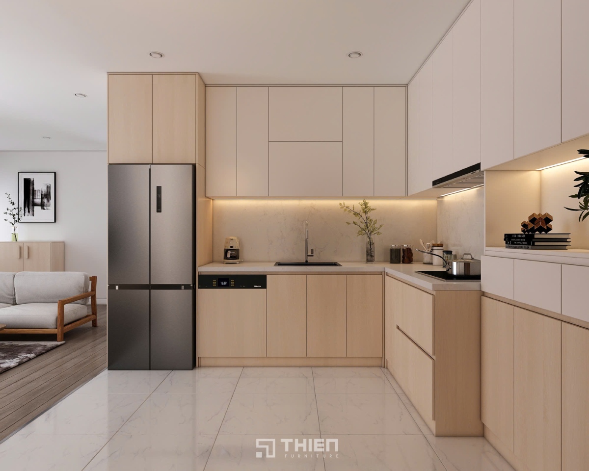 nên chọn tủ bếp Laminate nếu bạn ưu tiên độ bền