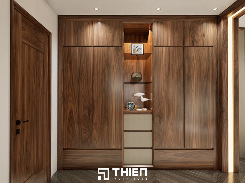 Tủ gỗ công nghiệp hay tủ nhựa
