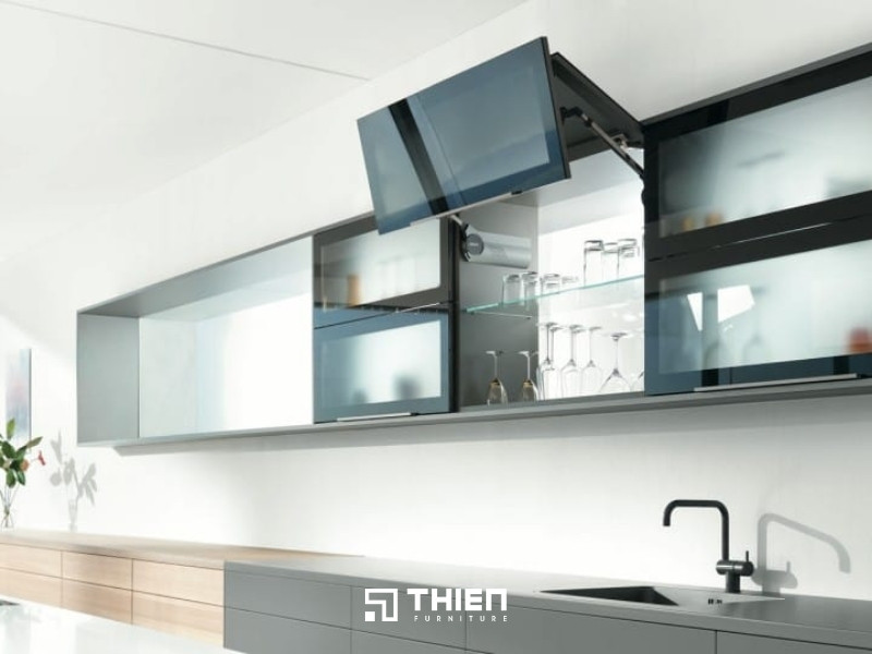 Phụ kiện tay nâng tủ bếp mang đến nhiều lợi ích rõ rệt