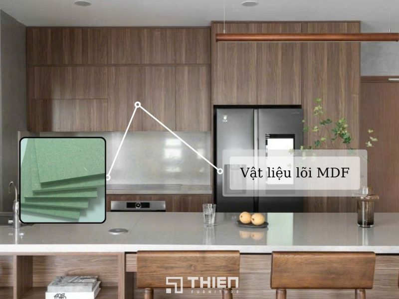 Vật liệu thi công tủ bếp cao cấp