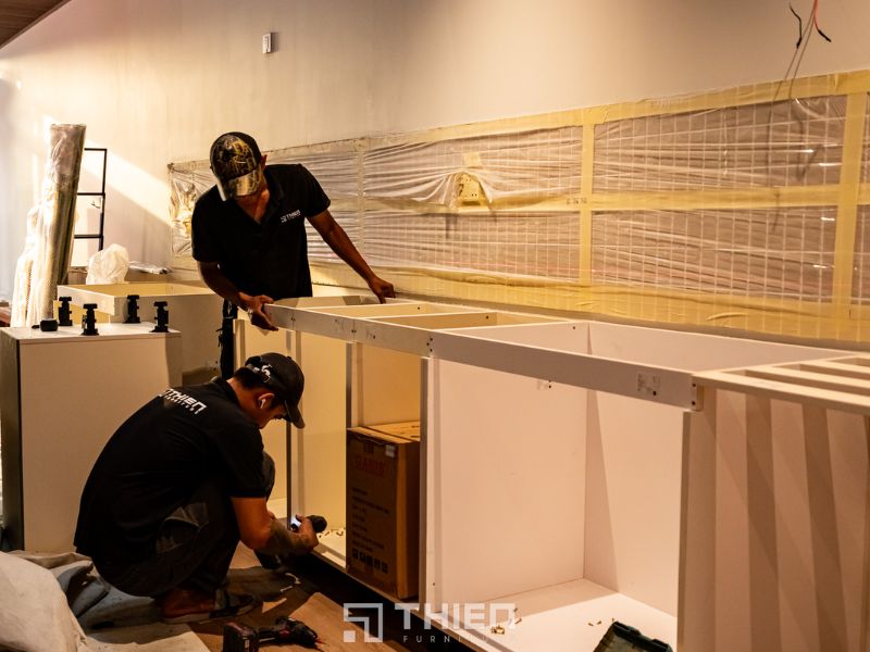 Quy trình thi công sẽ thuận lợi nếu nhân công có kỹ thuật tốt
