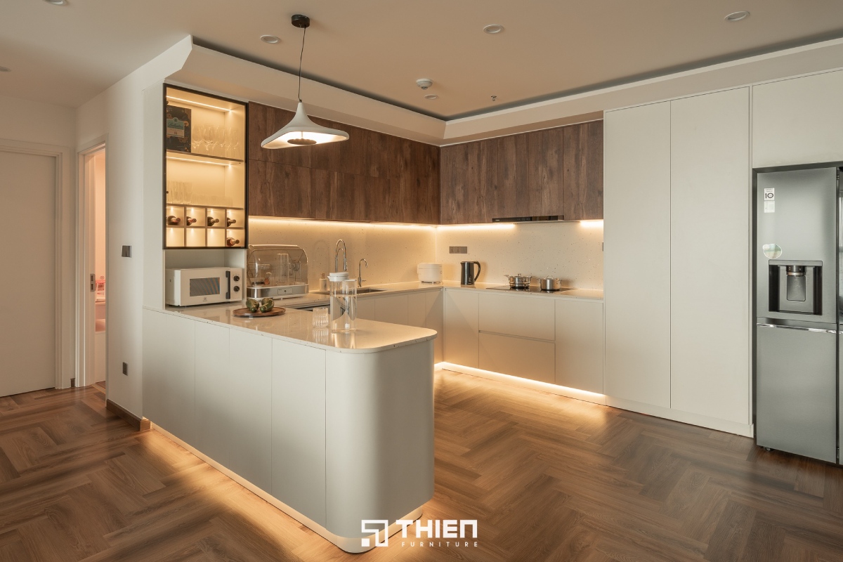 Báo giá thi công tủ bếp chung cư mới nhất