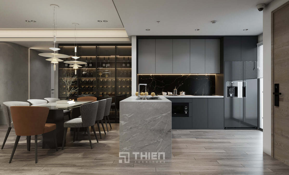 Tủ bếp chung cư Phú Mỹ Hưng