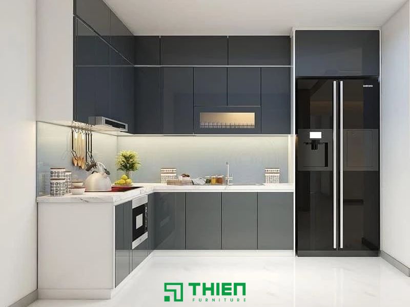 Tủ bếp acrylic đẹp