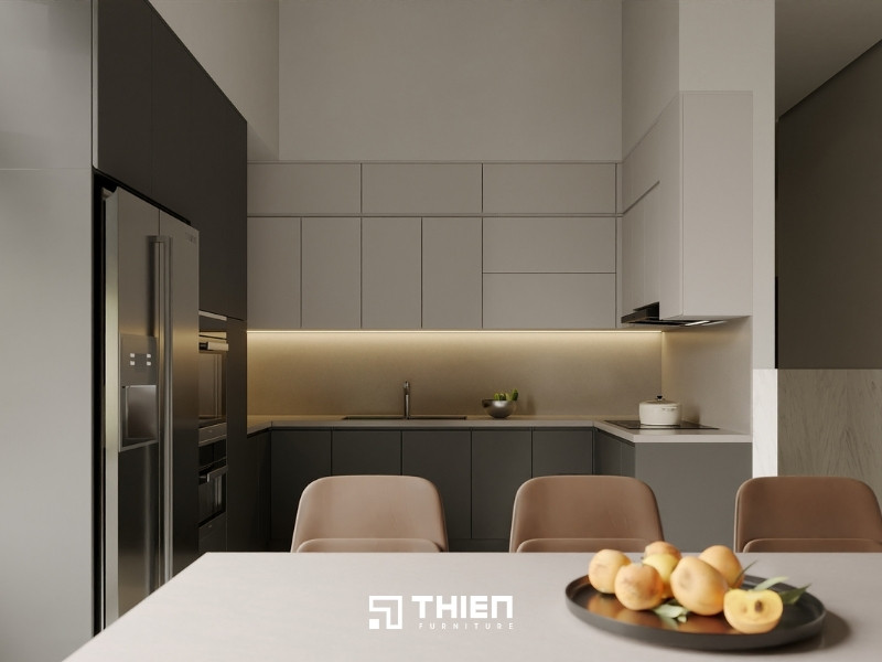 Top các mẫu tủ bếp đẹp cho nhà chung cư theo phong cách hiện đại