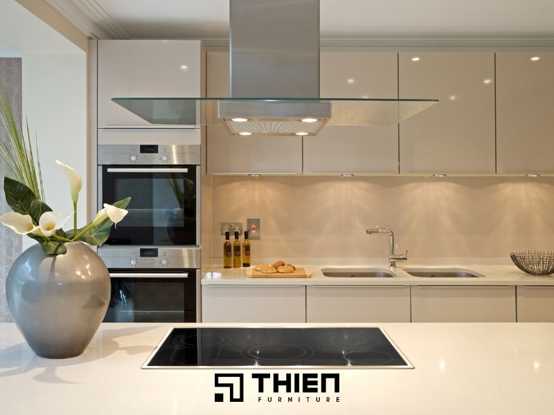 Ưu và nhược điểm của tủ bếp melamine