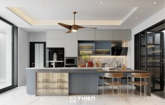 09 Mẫu Tủ Bếp Có Đảo: Tối Ưu Không Gian, Nâng Cao Trải Nghiệm Nấu Nướng