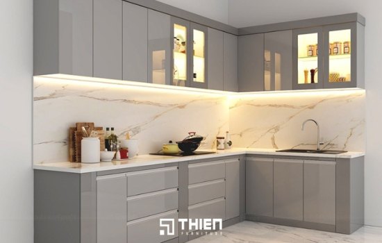 Cách Chọn Vật Liệu Làm Cánh Cửa Tủ Bếp Bền Đẹp