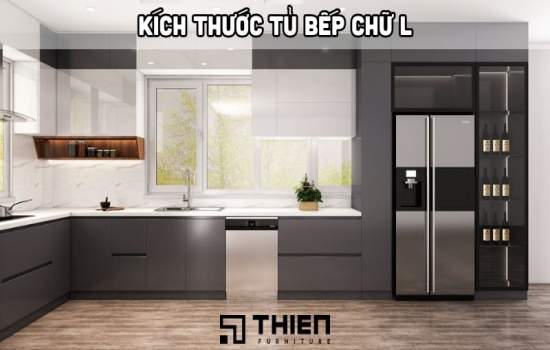 Kích Thước Tủ Bếp Chữ L Đạt Tiêu Chuẩn Nhất Hiện Nay
