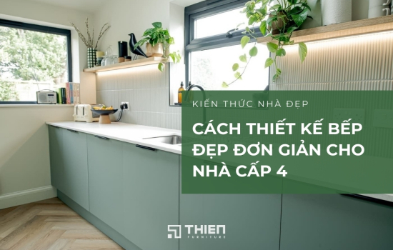 Cách Thiết Kế Mẫu Nhà Bếp Đơn Giản Nhà Cấp 4 Triệu Like