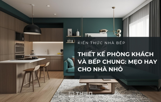 Thiết Kế Phòng Khách Và Bếp Chung: 7 Mẹo Hay Cho Nhà Nhỏ