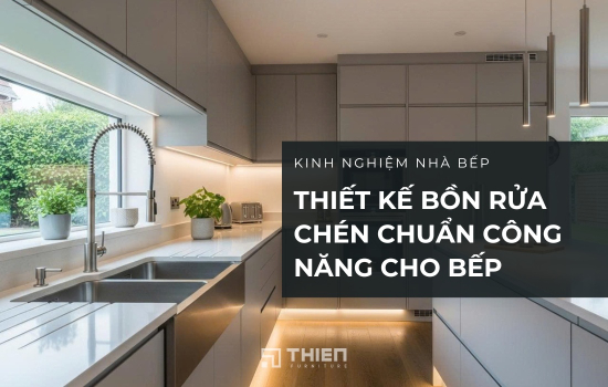Thiết Kế Bồn Rửa Chén Chuẩn Công Năng Cho Bếp Hiện Đại