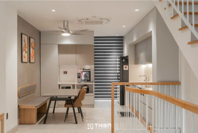 Bếp Chữ I Hiện Đại Tối Ưu Công Năng - Nhà Phố Anh Hiền, Tân Bình