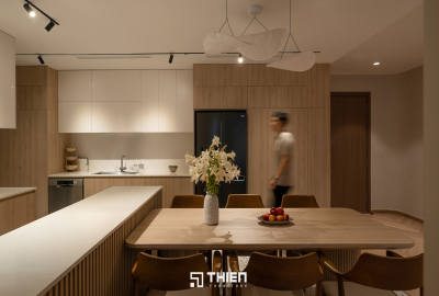 Hệ Tủ Bếp Kết Hợp Bàn Ăn Tinh Tế - Mr Tuấn Anh, Vinhomes Central Park