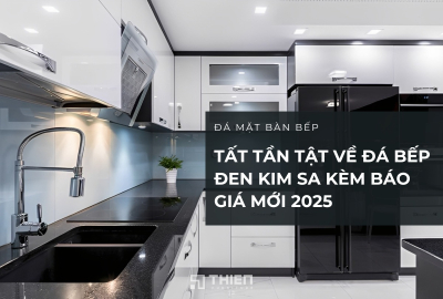 Tất Tần Tật Về Đá Bếp Đen Kim Sa Kèm Báo Giá Mới