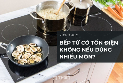 Bếp Từ Có Tốn Điện Không Nếu Dùng Cùng Lúc Nhiều Món?